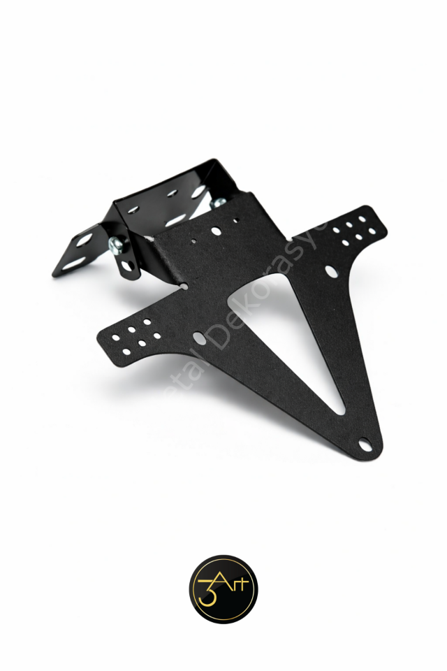 Motosiklet Plakalığı – Ayarlanabilir Metal Plaka Tutucu