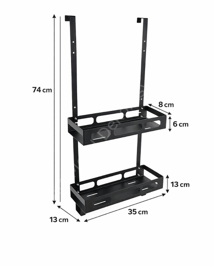 Dolap İçi Baharatlık Rafı - Mutfak Kapak İçi Organizer