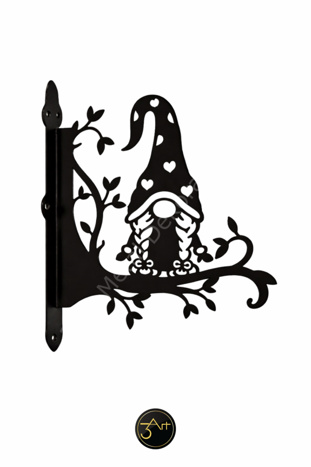 Dekoratif Duvar Tipi Çiçek Askısı -  Dış Mekan  Askı - Saksı Tutacağı