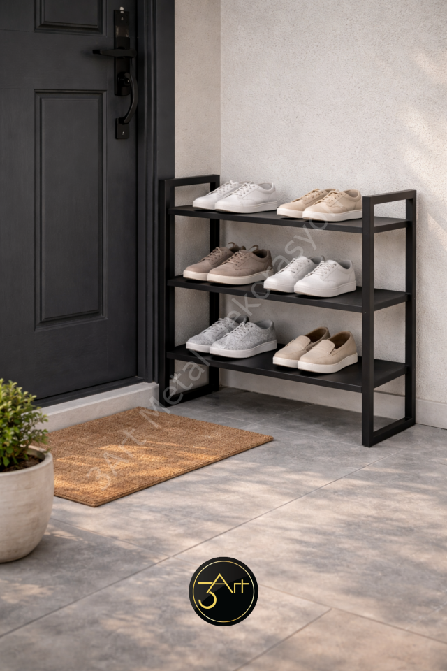 Ayakkabılık Raf – Dar Alanlar İçin Şık ve Dayanıklı Ayakkabı Organizer