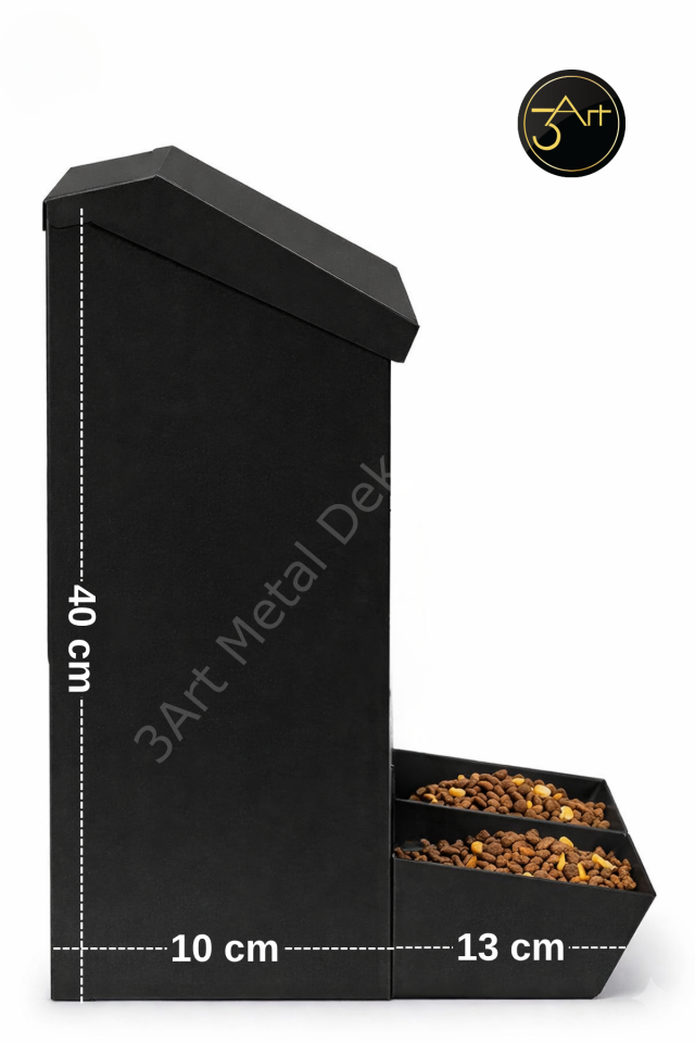 Otomatik Kedi & Köpek Mama Kabı – Akıllı Mama Dağıtıcı, Çift Bölmeli Besleme Ünitesi