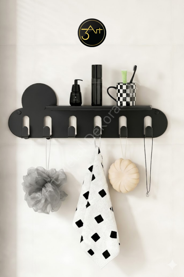 Duvar Askılığı ve Raf - Banyo & Mutfak Organizer, Havlu ve Aksesuar Askısı
