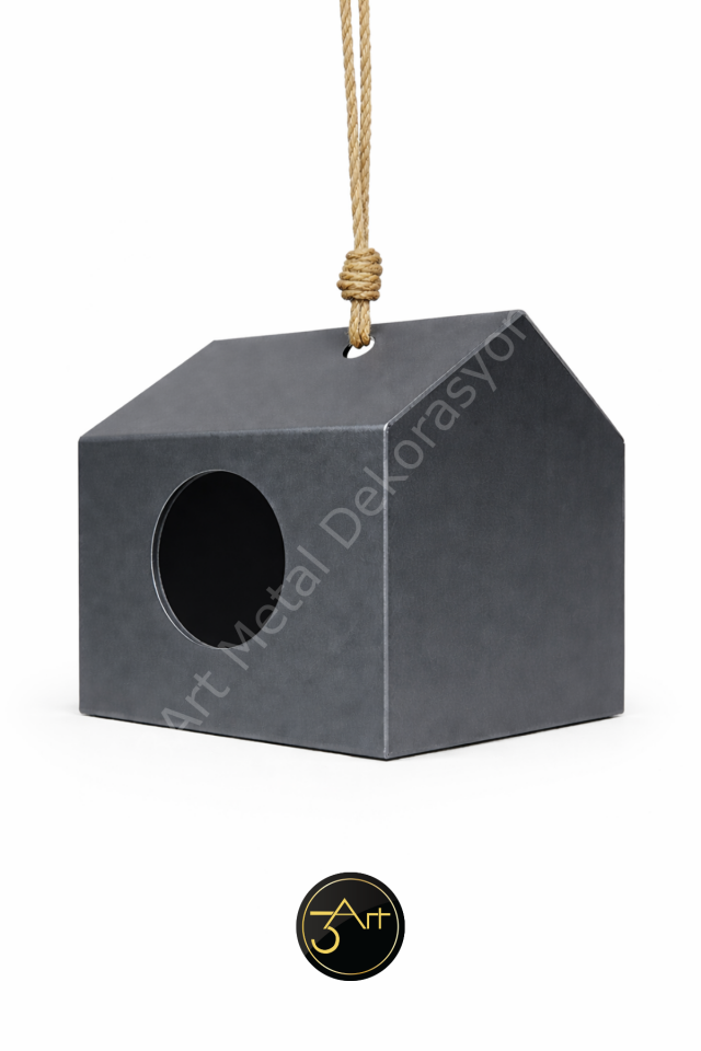 Asma Kuş Evi & Yemliği – Kesim Bahçe Kuş Yuvası - Dış Mekan Dekoratif Tasarım