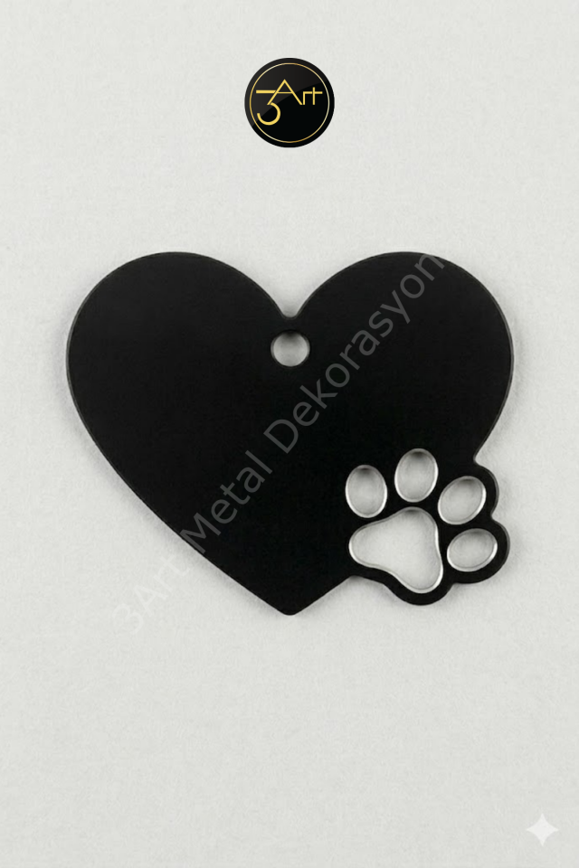 Kedi Köpek Künyesi – Pati & Kemik Tasarım Tasma Ucu