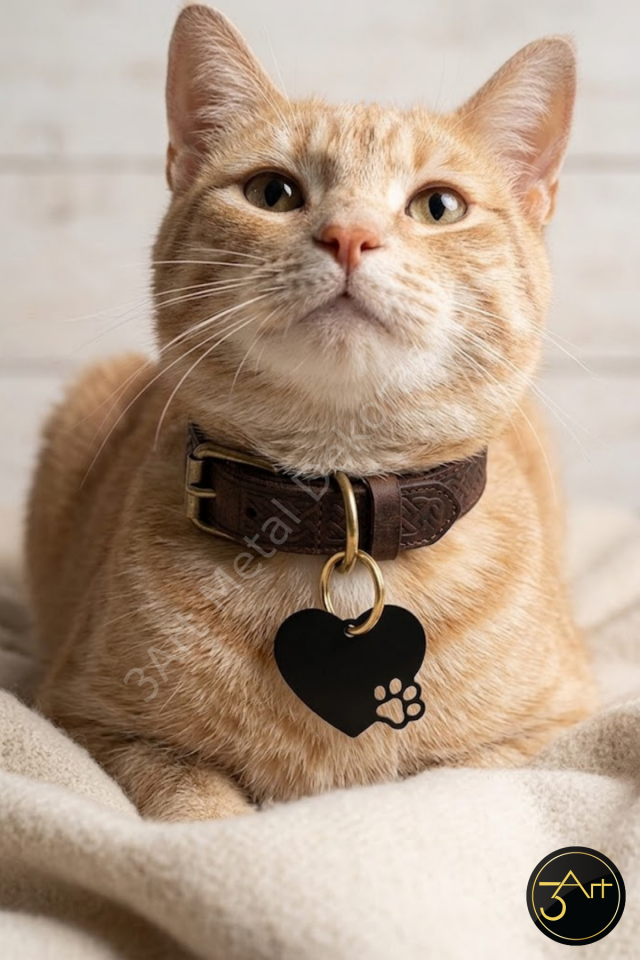 Kedi Köpek Künyesi – Pati & Kemik Tasarım Tasma Ucu