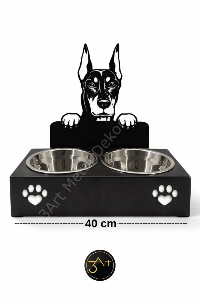 Köpek Mama ve Su Kabı Standı – Dayanıklı Ev & Bahçe Kullanımına Uygun