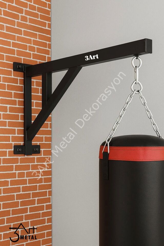 Dayanıklı Çelik Kum Torbası Standı – Duvara Monte Profesyonel Boks & Kick Boks Askı Aparatı