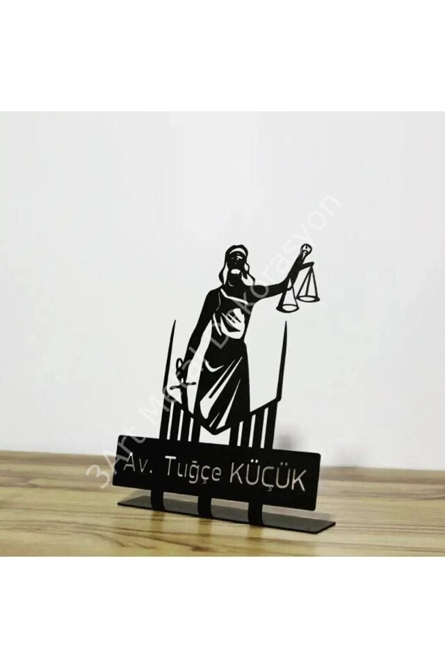 Avukat Masaüstü İsimlik