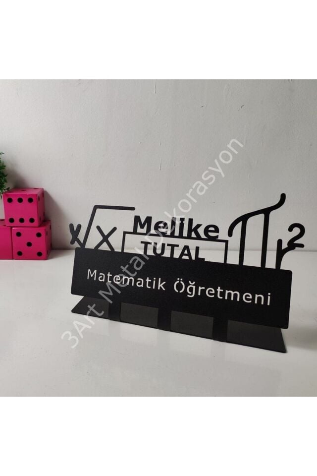 Matematik Öğretmeni Masaüstü İsimlik