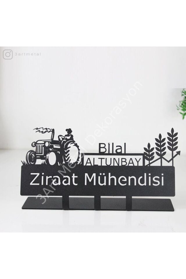 Ziraat Mühendisi Masaüstü İsimlik