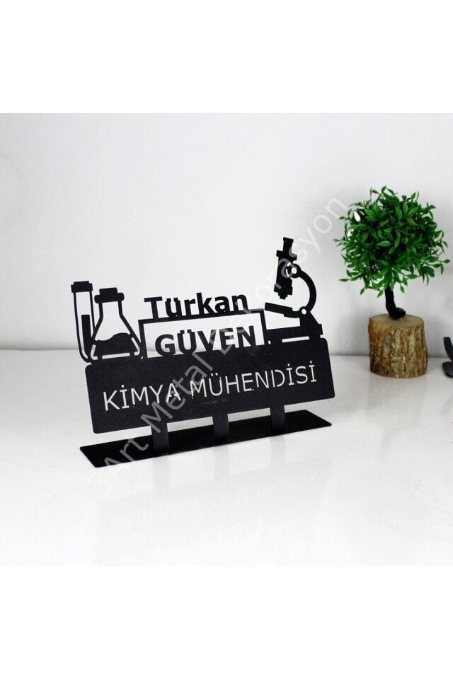 Kimya Mühendisi Masaüstü İsimlik