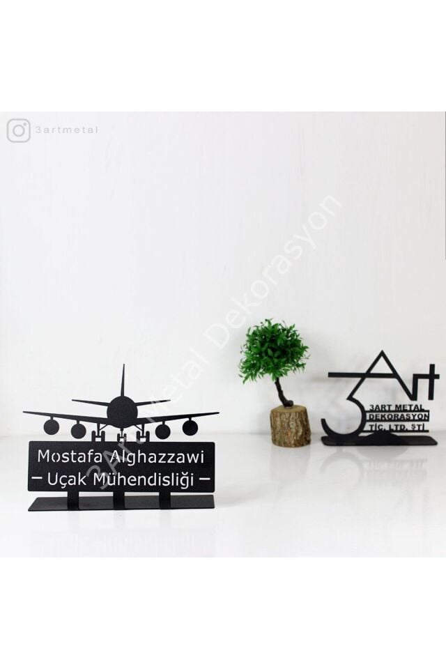 Uçak Mühendisi Masaüstü İsimlik