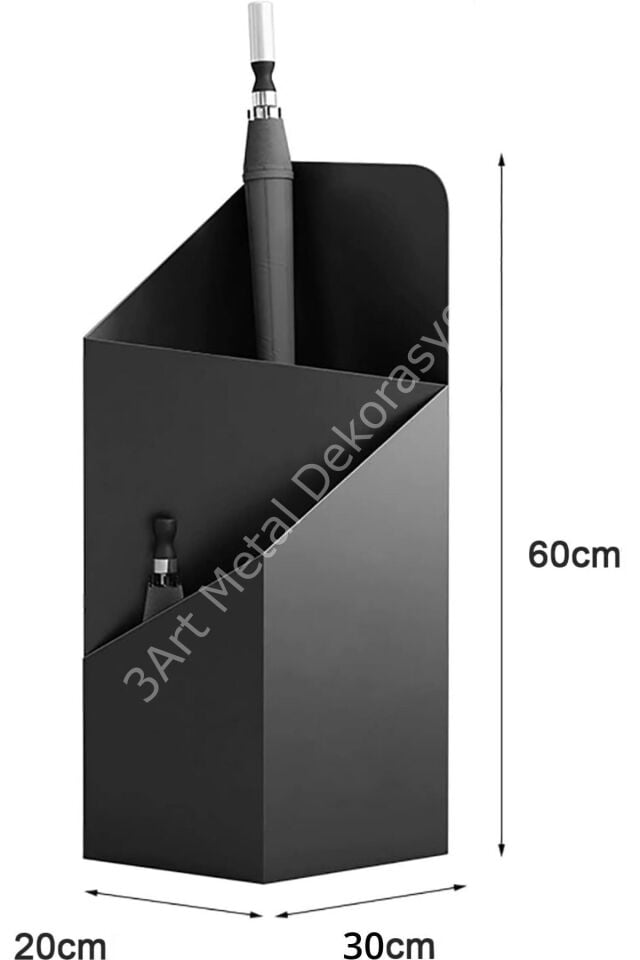 Dekoratif Metal Şemsiyelik - Ayaklı Askılık