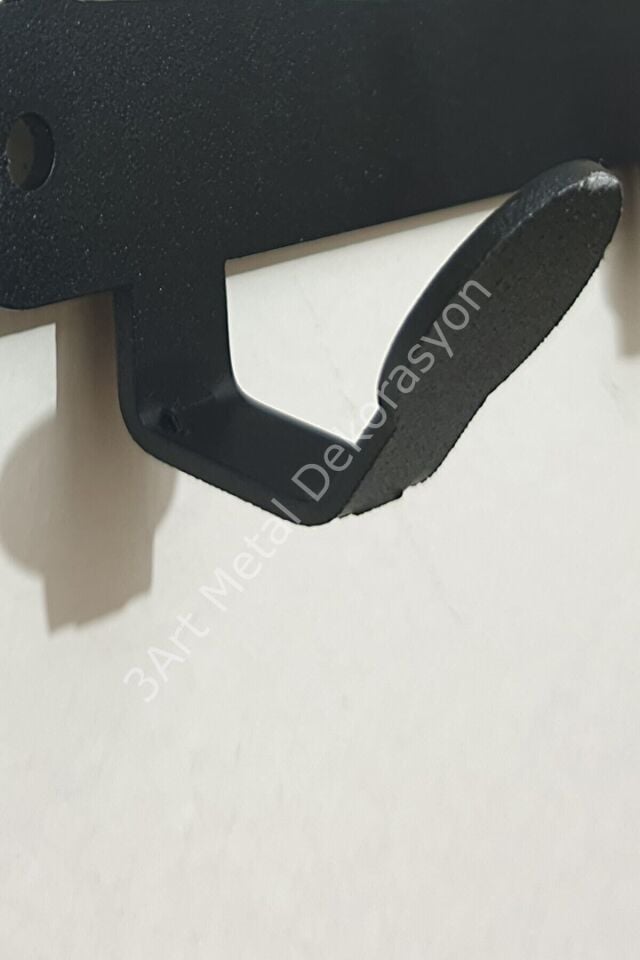 Metal Duvar Askısı - Çocuk Odası - Banyo - Antre - Hol