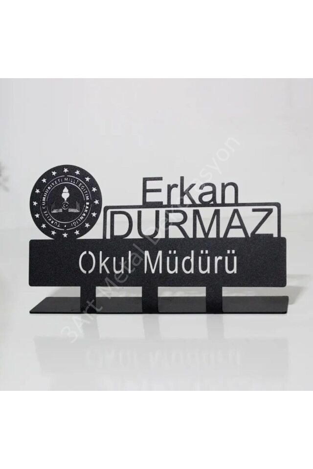 Kişiye Özel Okul Müdürü Masaüstü İsimlik