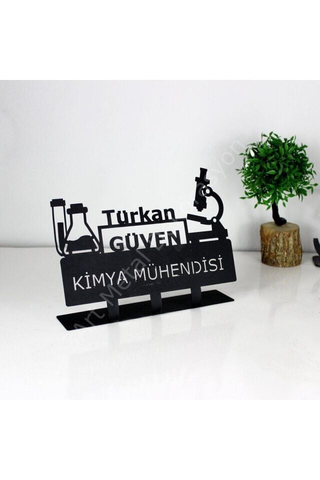 Kimya Mühendisi Masaüstü İsimlik