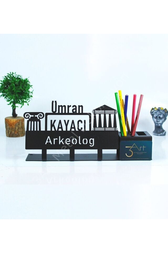 Arkeolog Ofis Masaüstü İsimlik Seti