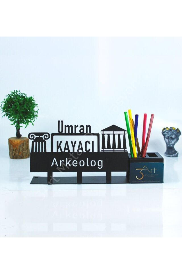 Arkeolog Ofis Masaüstü İsimlik Seti