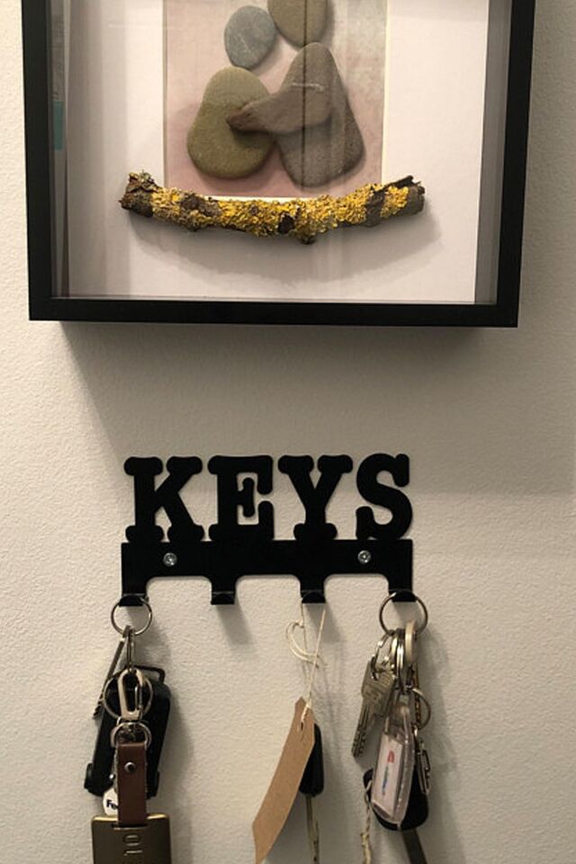 Metal Anahtar Askılığı - Dekoratif Anahtarlık