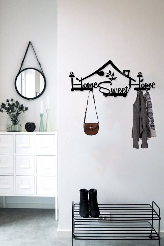 Home Sweet Home Metal Askılık