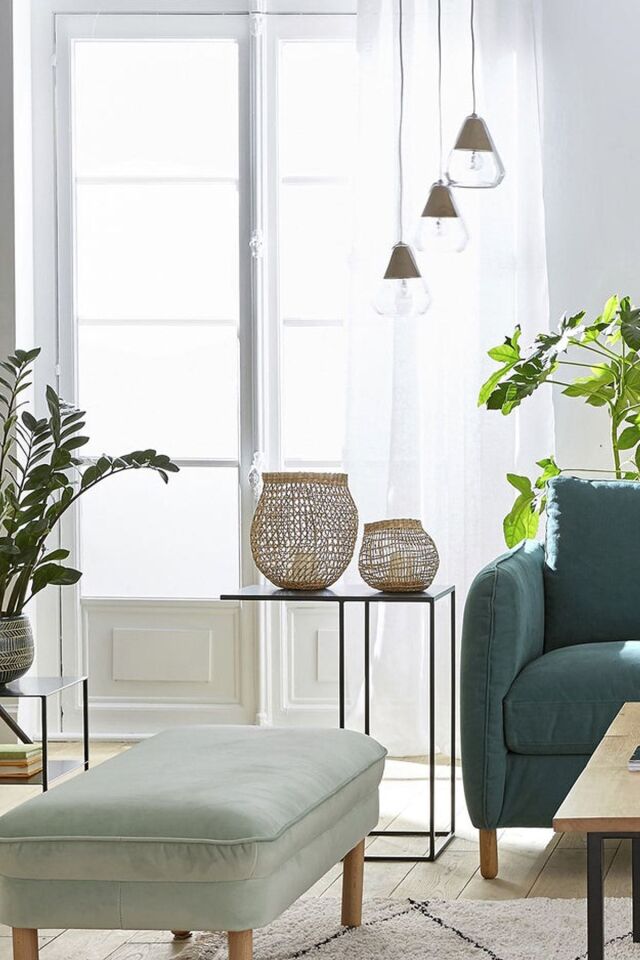 Dekoratif Metal Modern Yan Sehpa