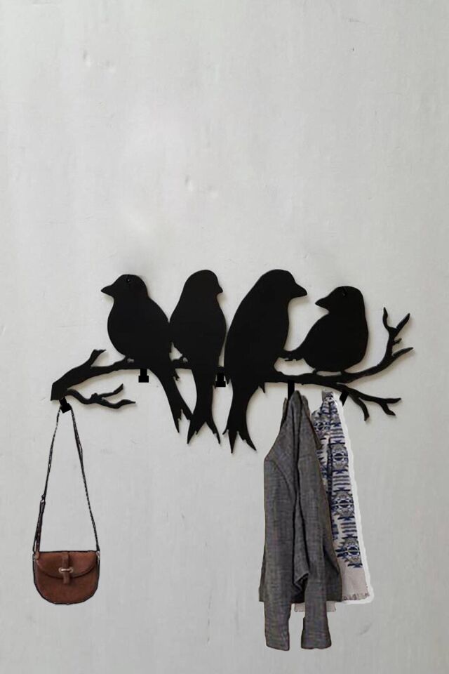 Askılık - Dekoratif Metal Duvar Askısı