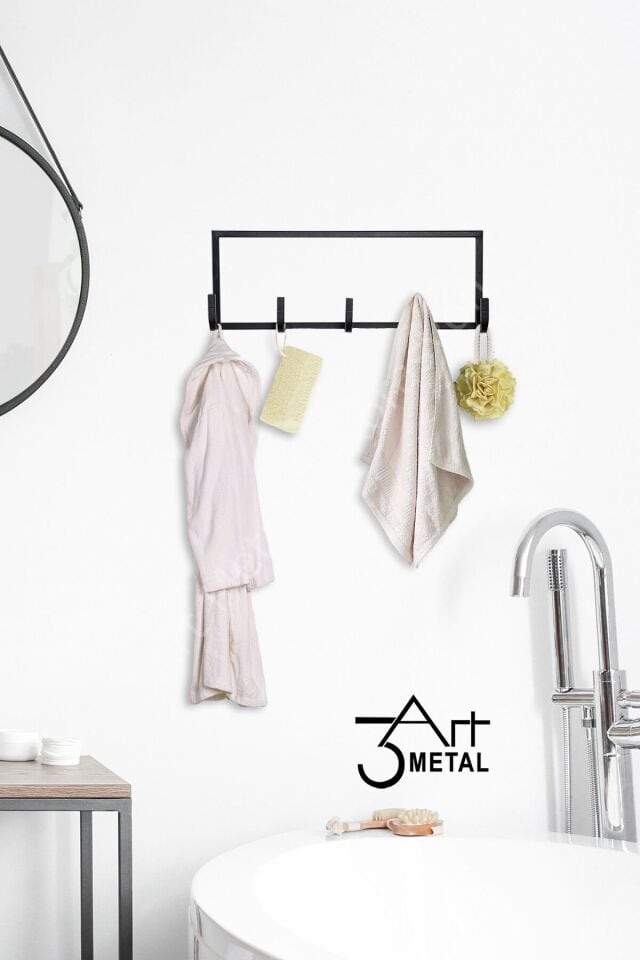 Dekoratif Demir Duvar Askısı