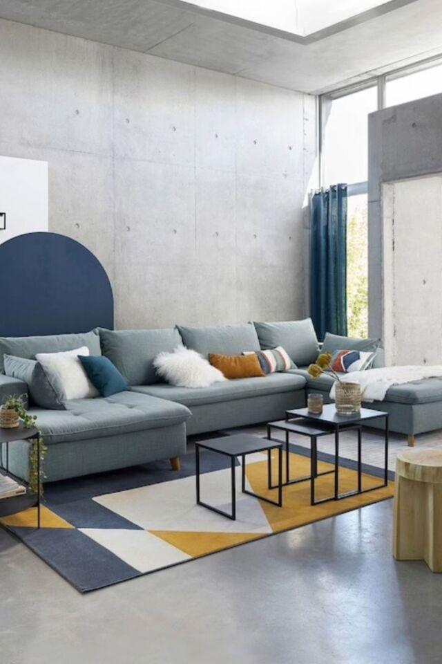 Dekoratif 3lü Set Metal Zigon Sehpa