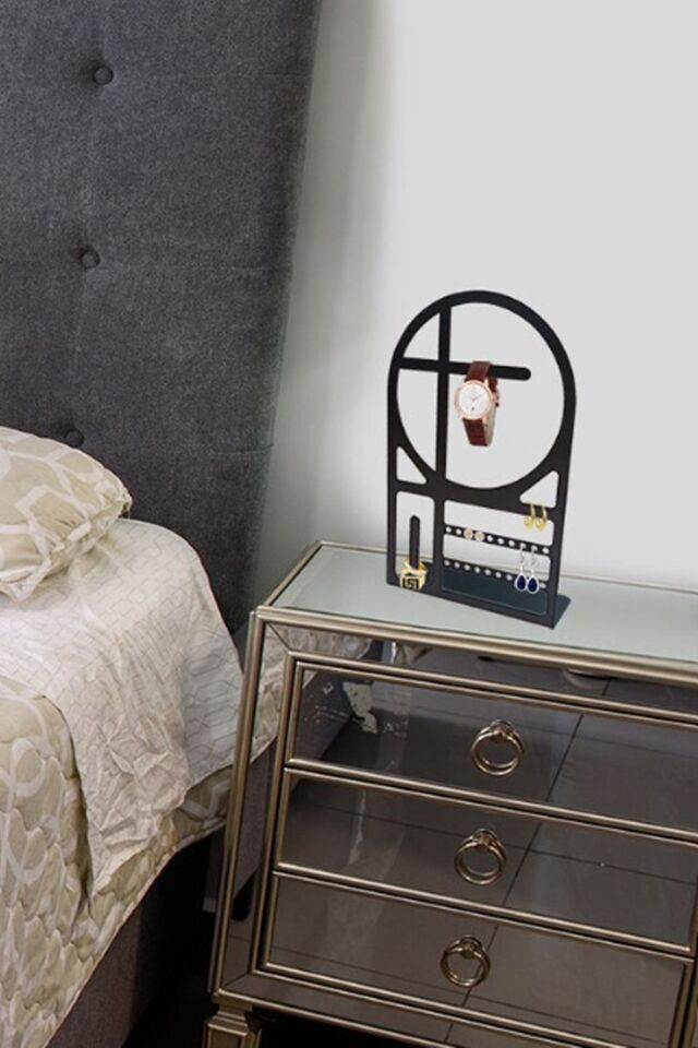 Takı Düzenleyici Takı Organizeri Kutusu Dekoratif Takı Standı Kolye Yüzük Küpelik Takı Askısı