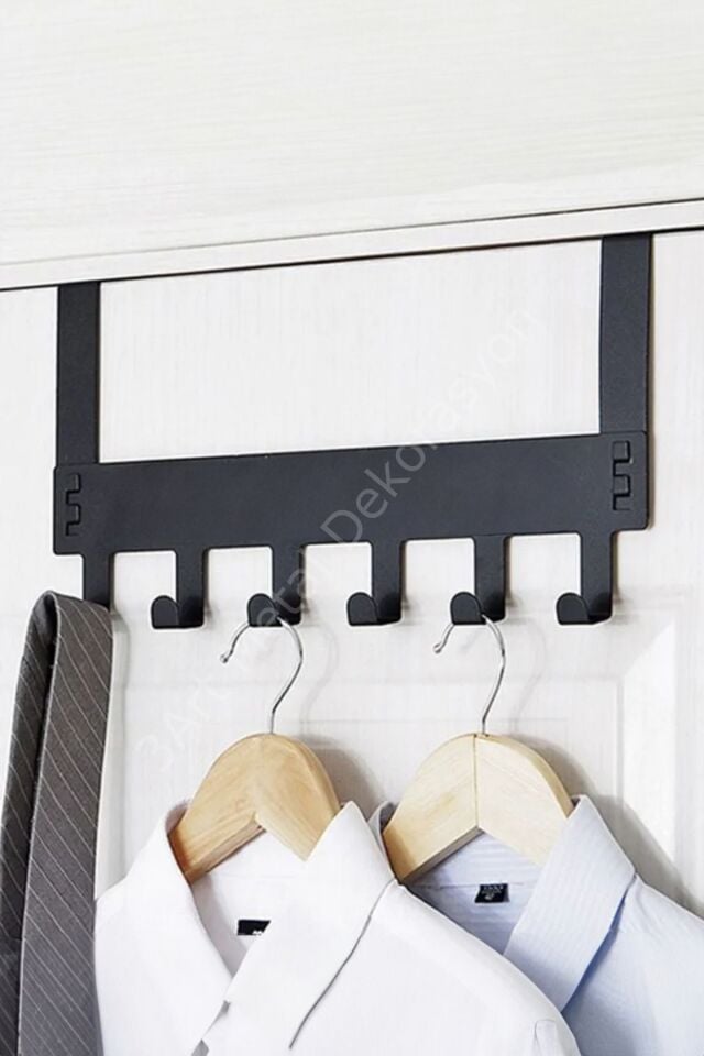 Metal Amerikan Kapı Arkası Askılık - Dekoratif Demir Duvar Askısı