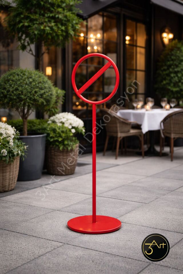 Park Yasak Levhası - Ayaklı Taşınabilir Park Yapılmaz Uyarı Tabelası - Trafik Yönlendirme Ürünü