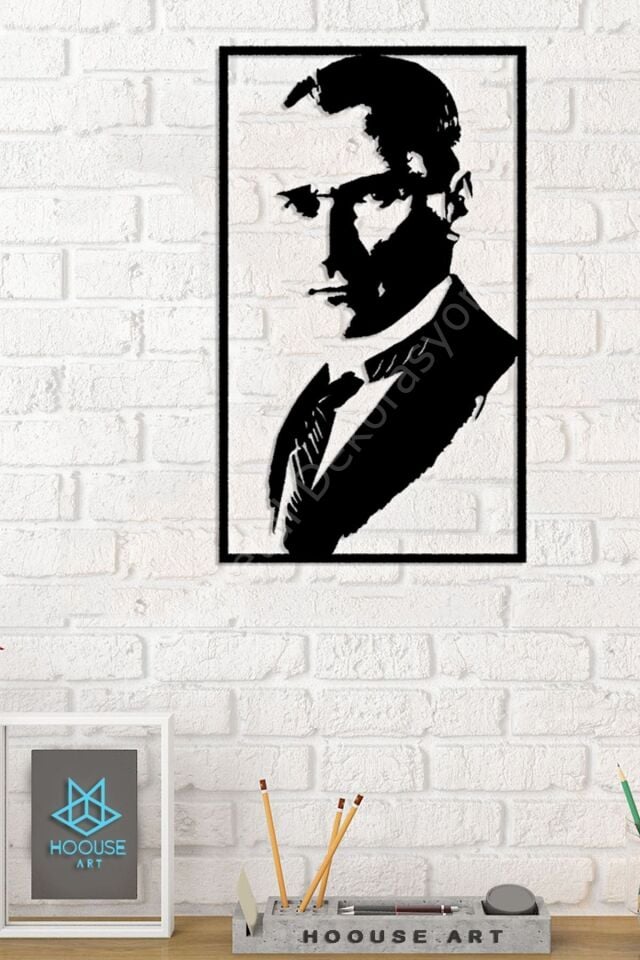 Atatürk Metal Duvar Tablosu