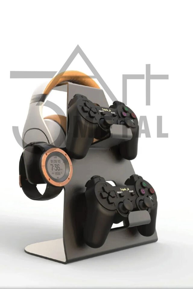 2'li Fırsat Ps5 Ve Ps5 Slim Duvar Standı  Joystick Konsol Tutacağı Yerden Tasarruf Gaming Aksesuar