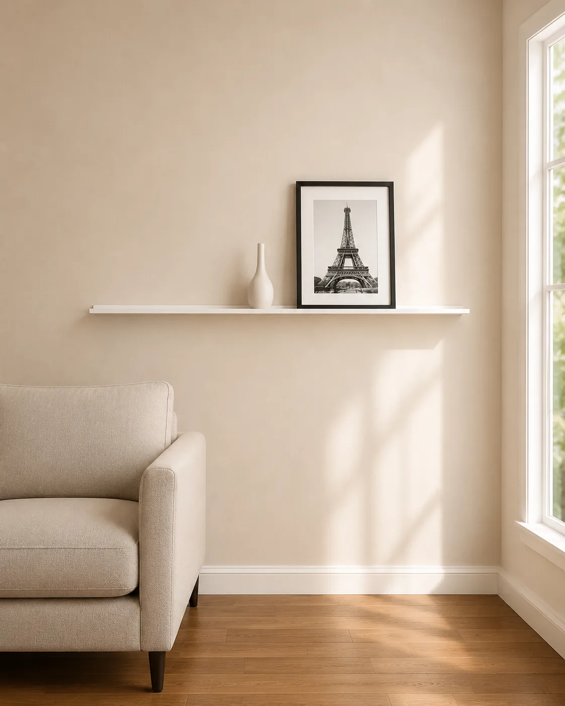 90 Cm Metal Çerçeve Rafı, Duvar Rafı