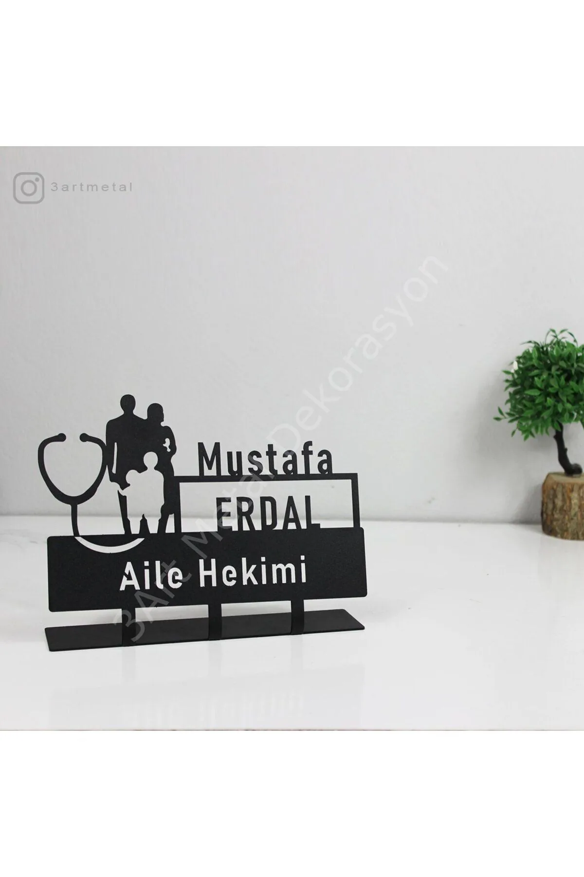 Aile Hekimi Masaüstü İsimlik