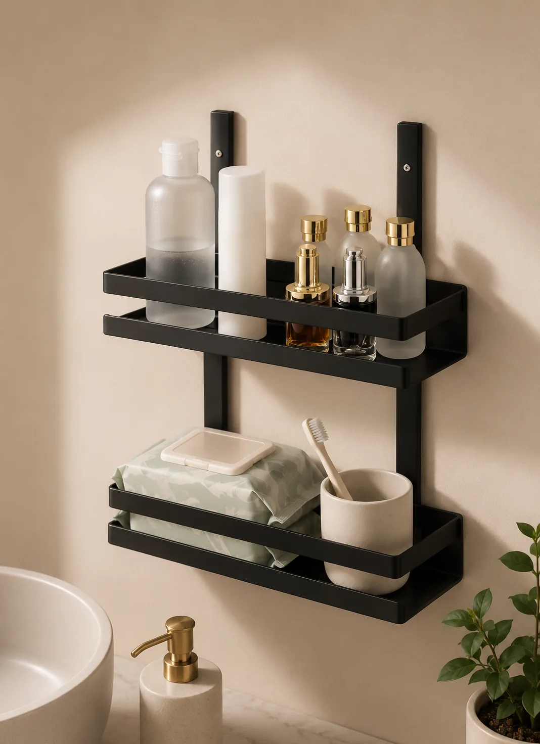 Banyo Rafı — Duvara Monte Şampuanlık