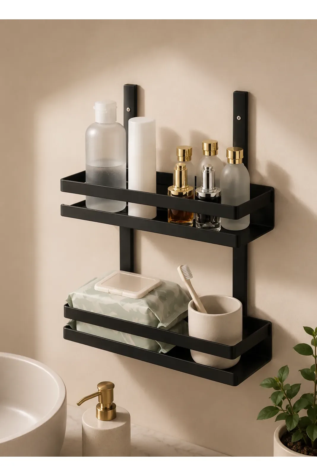Banyo Rafı — Duvara Monte Şampuanlık