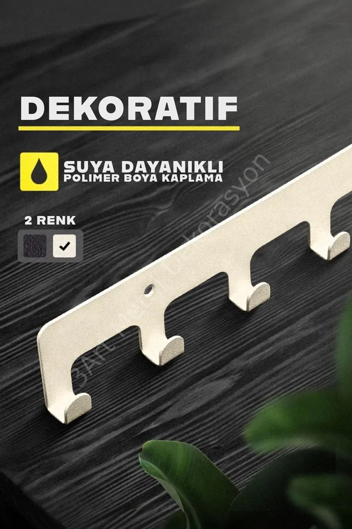Dekoratif Demir Duvar Askısı