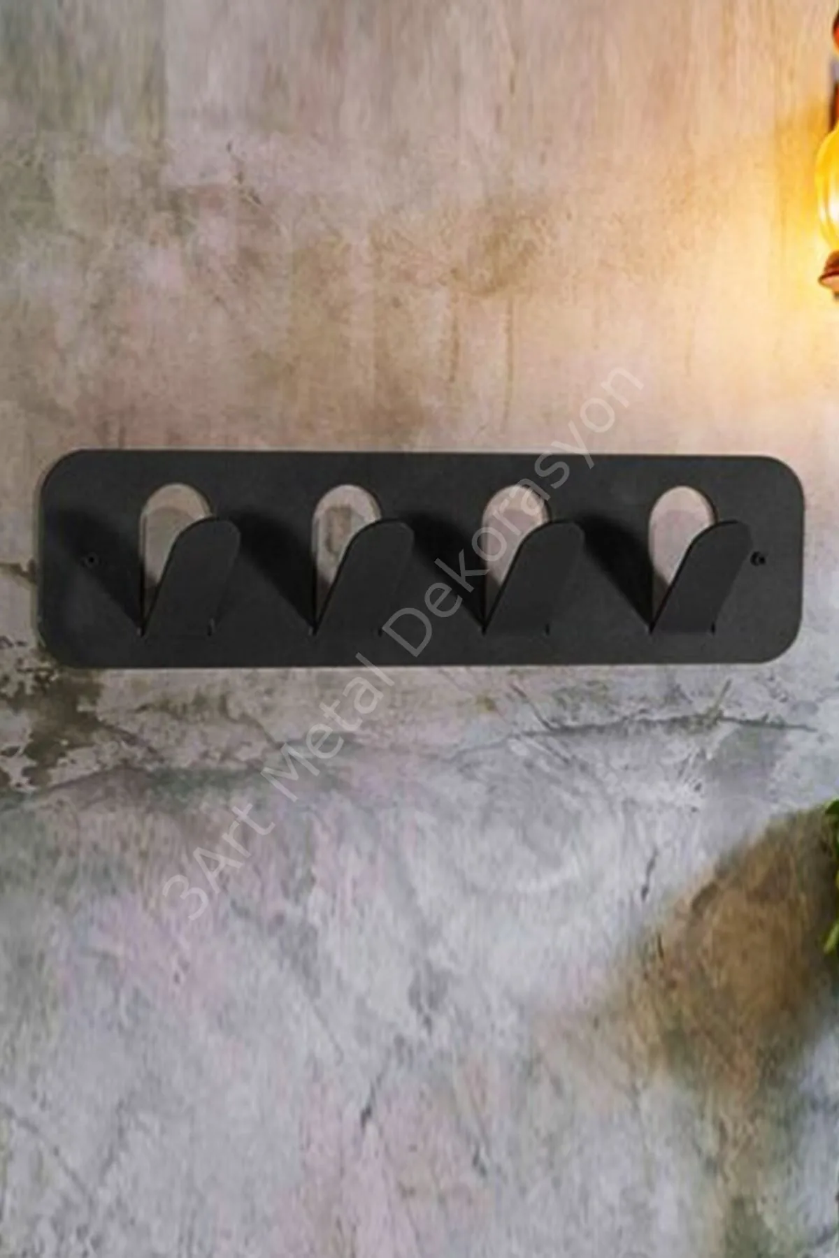 Dekoratif Metal Duvar Askısı
