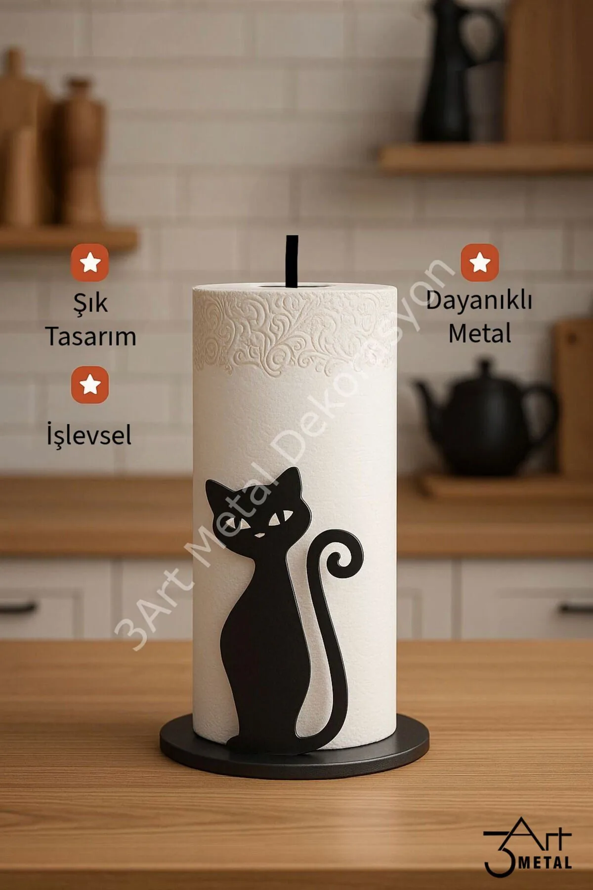 Dekoratif Metal Kağıt Havluluk