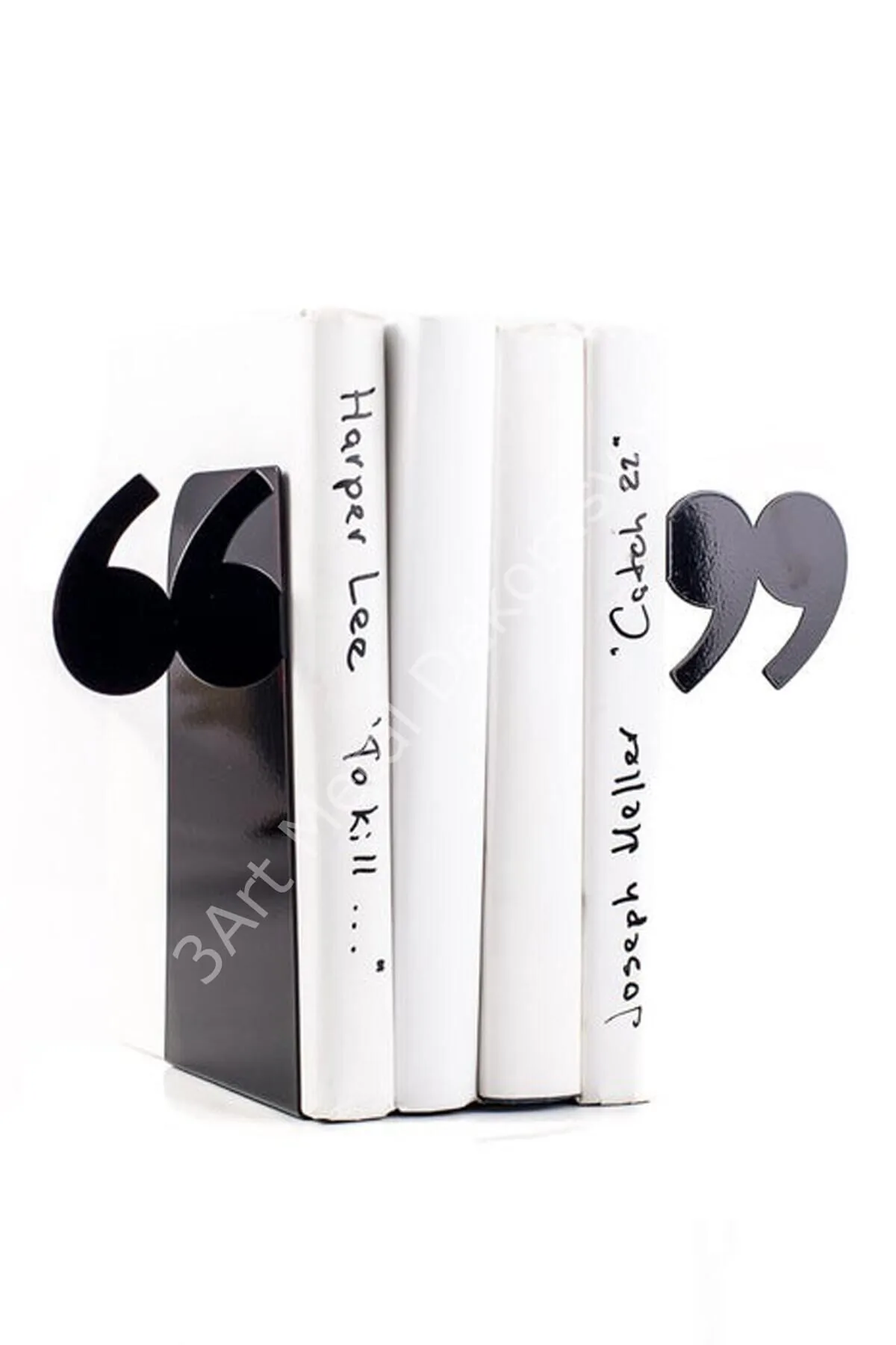 Dekoratif Metal Kitap Tutucu
