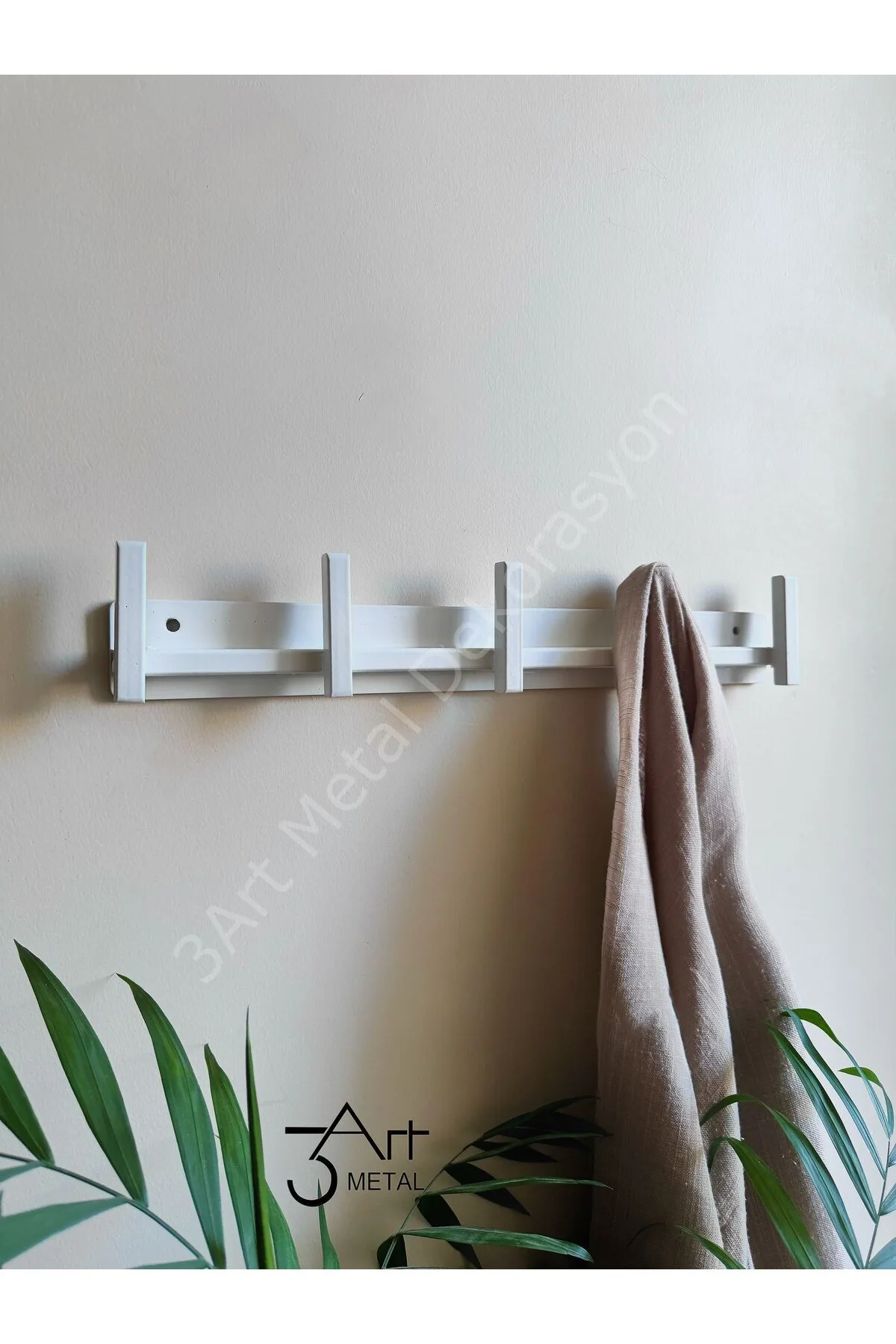 Dekoratif Modern Demir Duvar Askısı