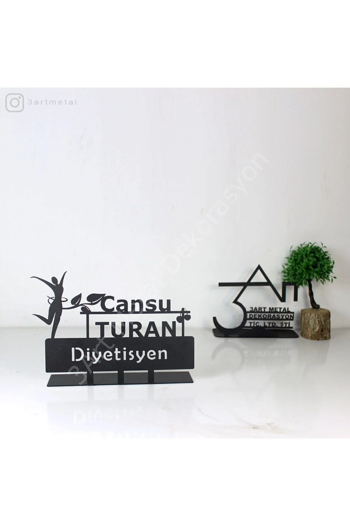 Kişiye Özel Diyetisyen Masaüstü İsimlik