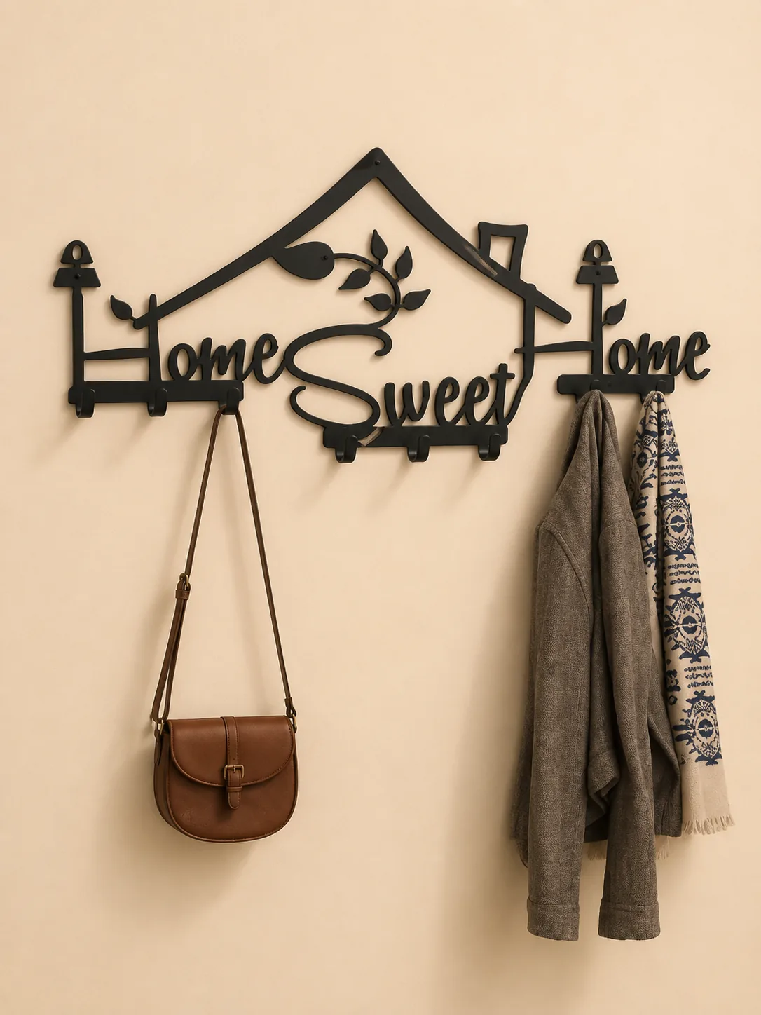 Home Sweet Home Metal Askılık