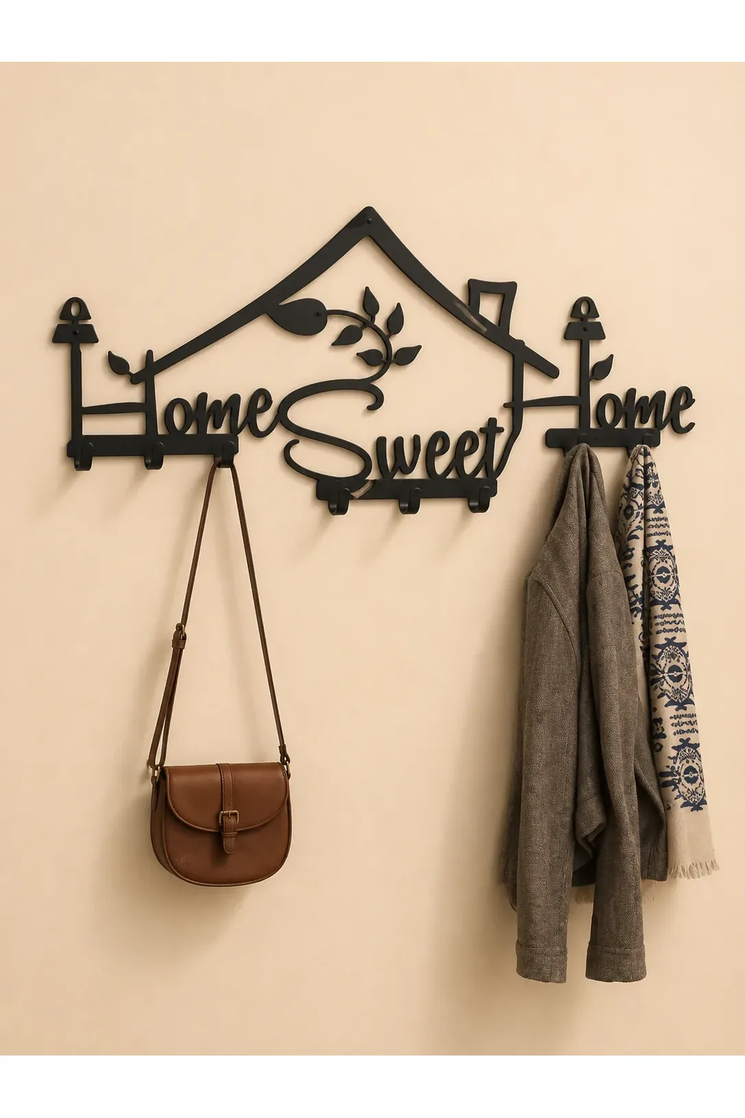 Home Sweet Home Metal Askılık