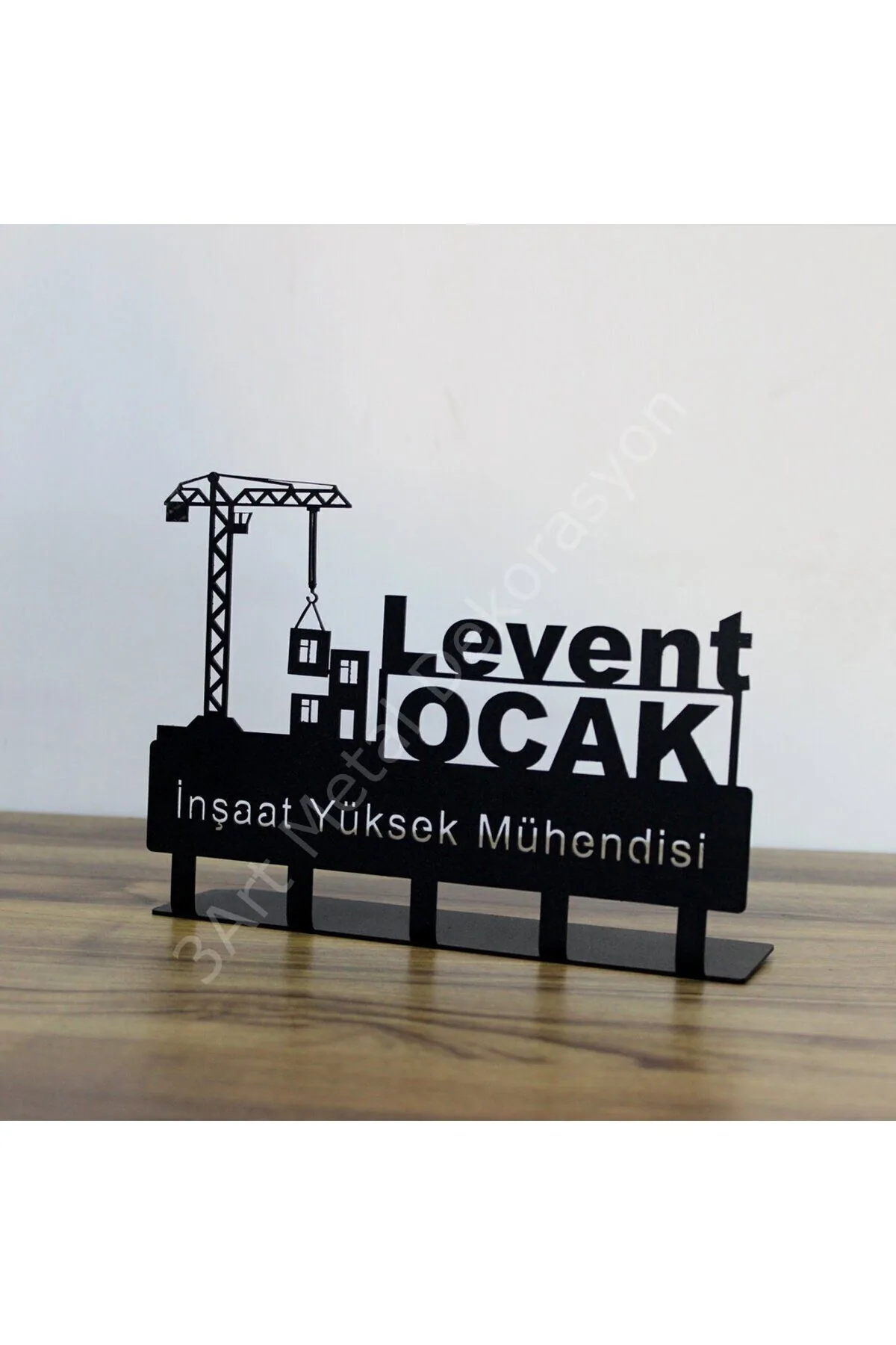 İnşaat Mühendisi Masaüstü Kişiye Özel İsimlik