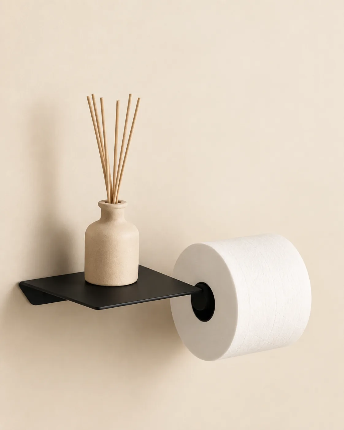 Metal Banyo Havlu Askılığı Ve Tuvalut Kağıdı Askılığı 2'li Set