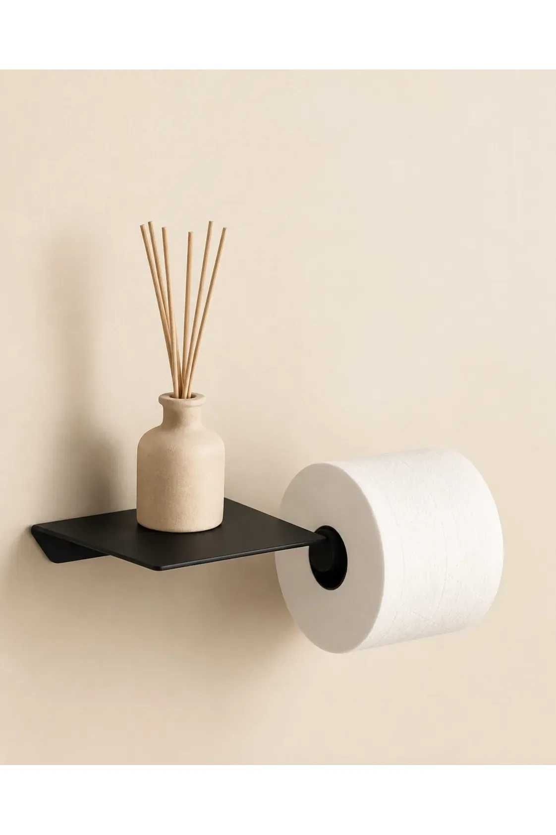 Metal Banyo Havlu Askılığı Ve Tuvalut Kağıdı Askılığı 2'li Set