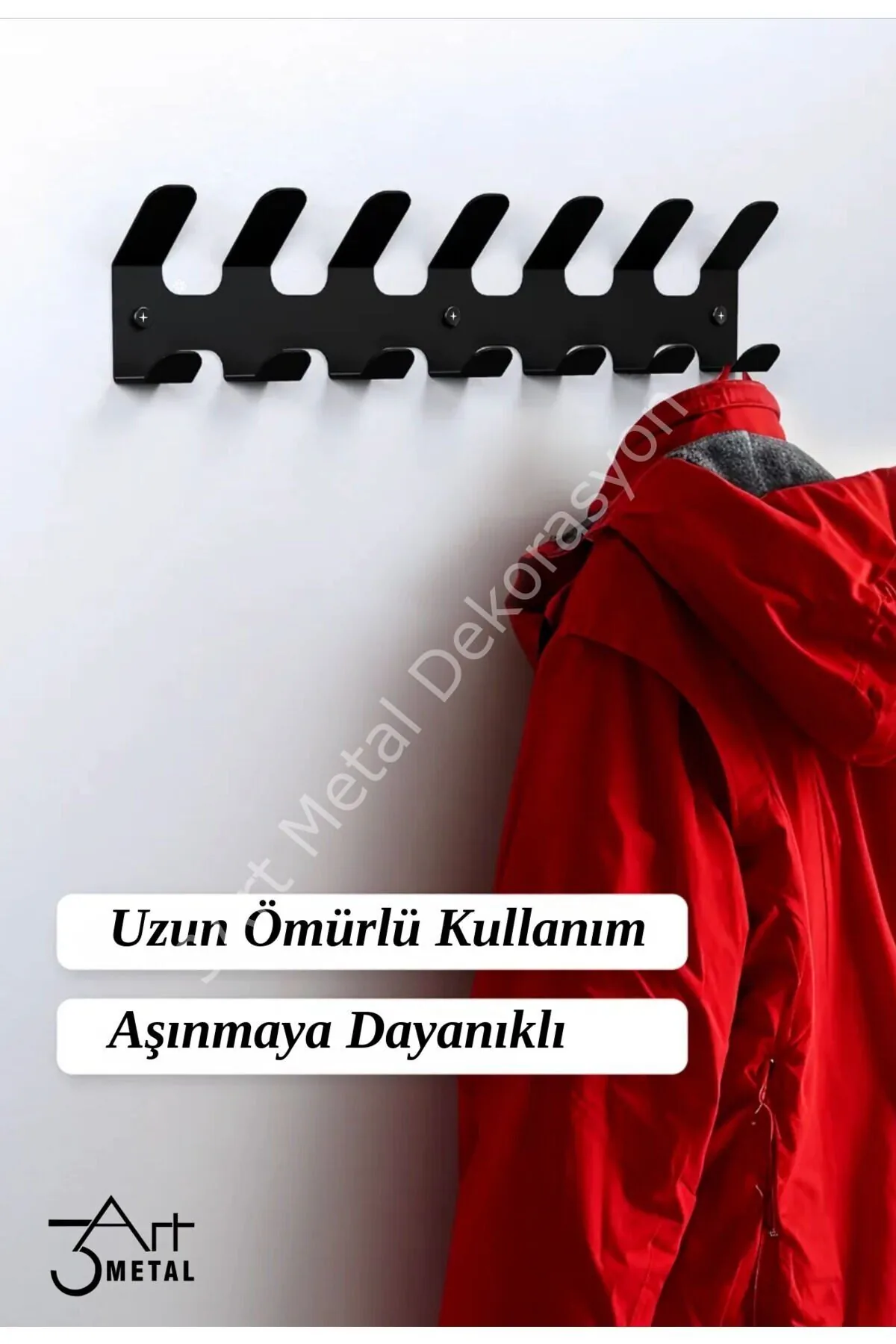 Metal Dekoratif Duvar Askısı