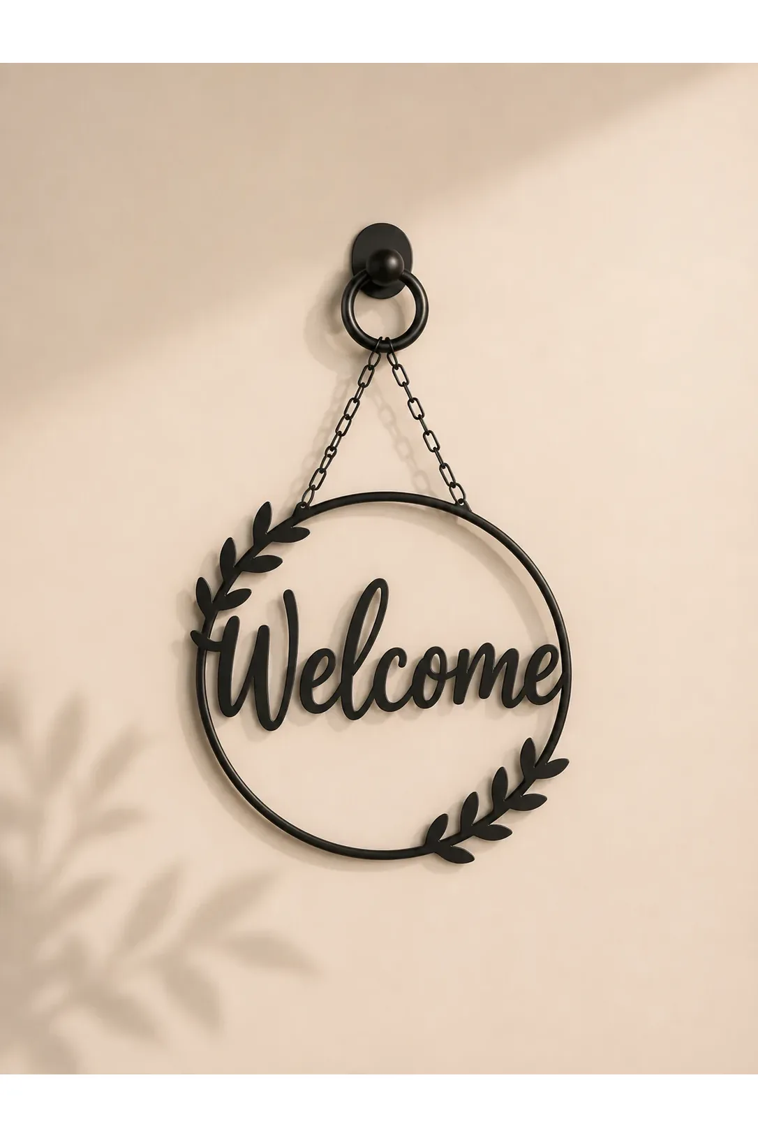 Metal Welcome Kapı Süsü